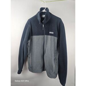 Columbia, full zip fleece jacket, men's sz L, gray